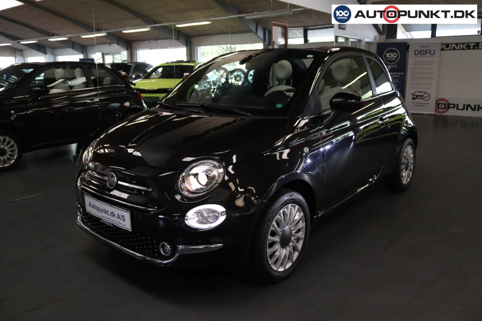 Sort Fiat 500C fra 2021