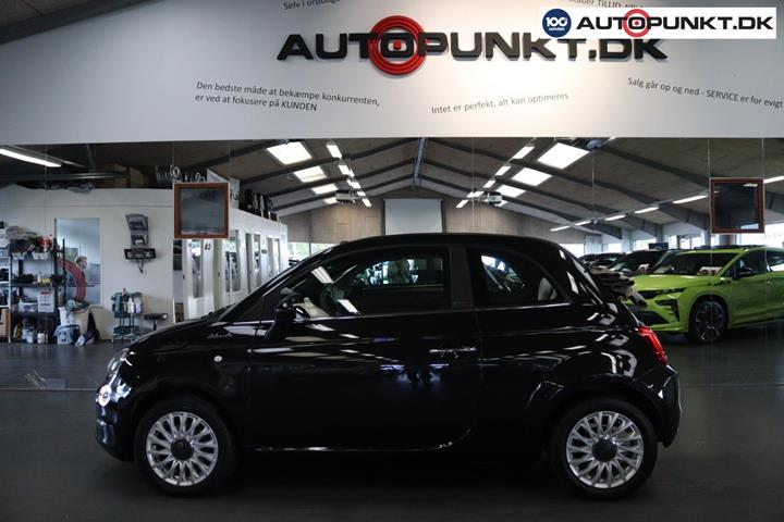 Sort Fiat 500C fra 2021