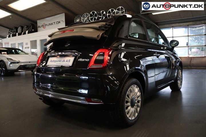 Sort Fiat 500C fra 2021