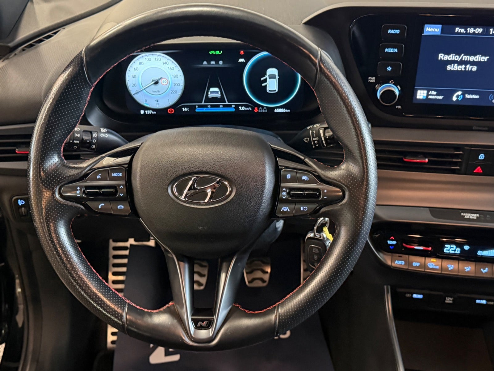Sort Hyundai i20 fra 2022