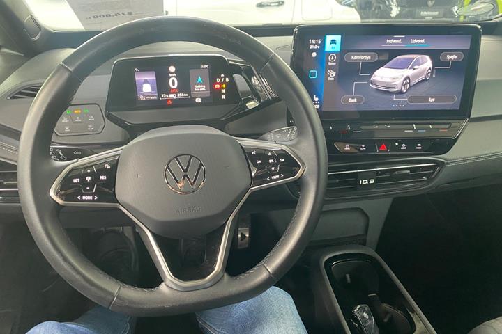 Hvid VW ID.3 fra 2023