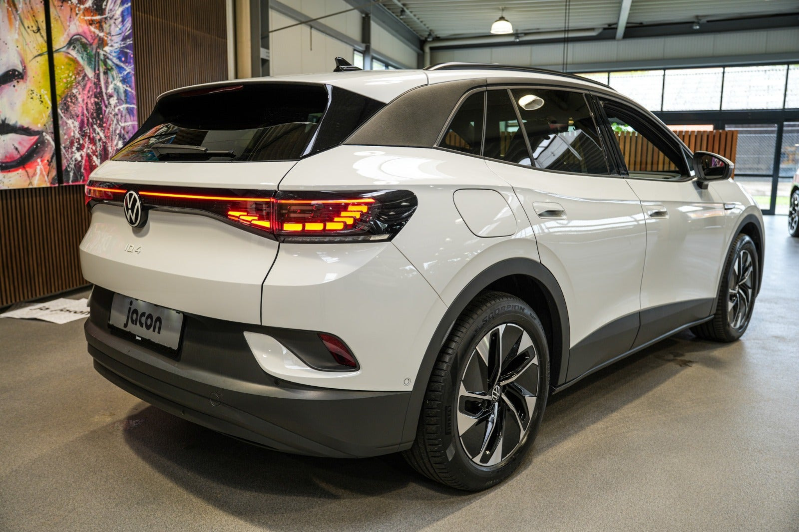 Hvid VW ID.4 fra 2023