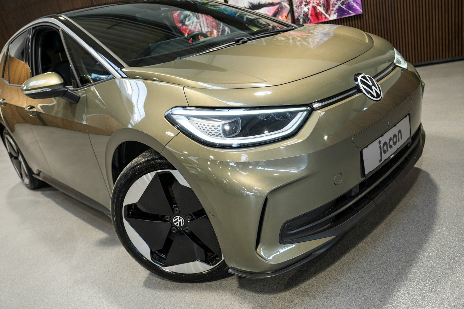 Grøn VW ID.3 fra 2023
