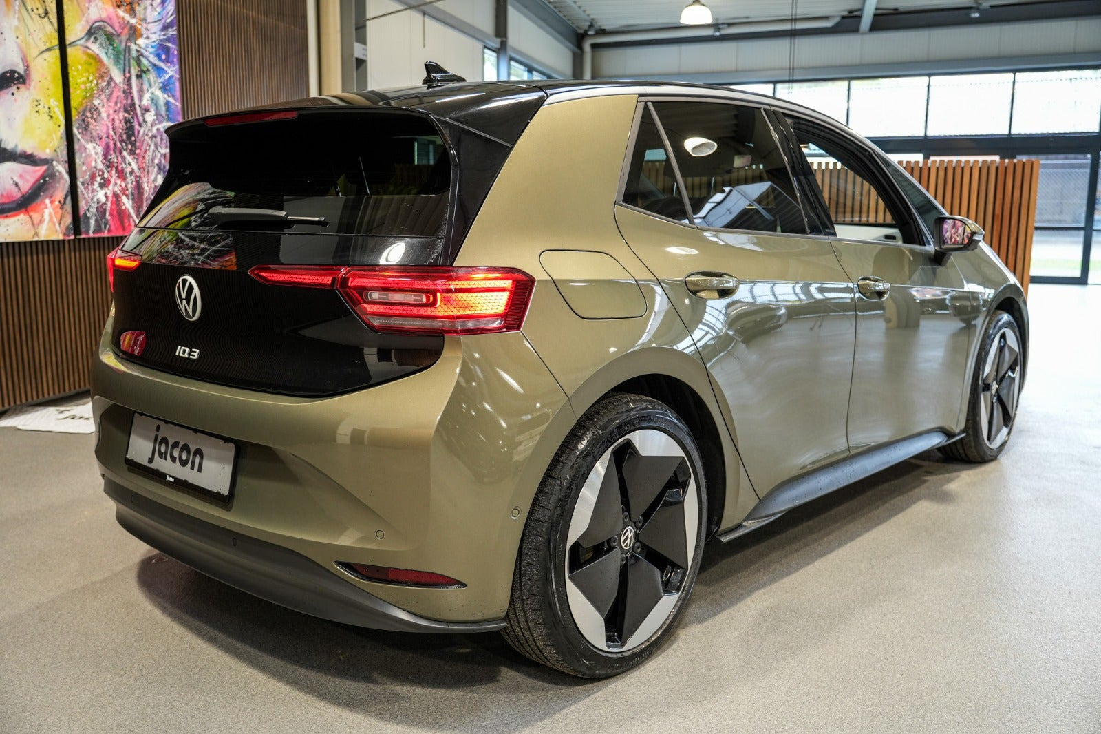 Grøn VW ID.3 fra 2023