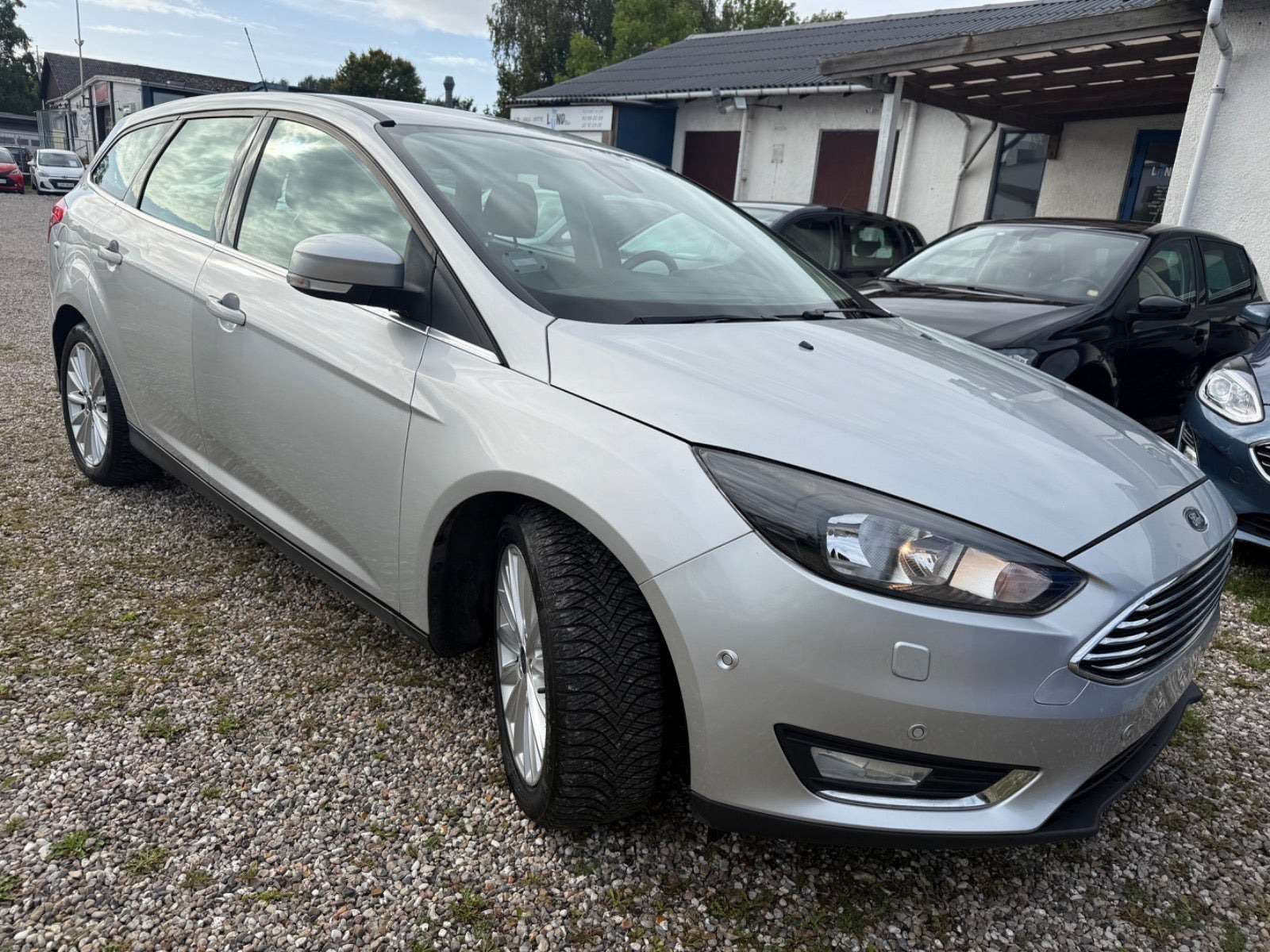 Sølv Ford Focus fra 2015
