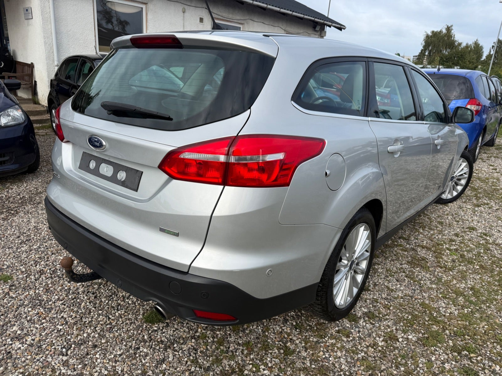 Sølv Ford Focus fra 2015