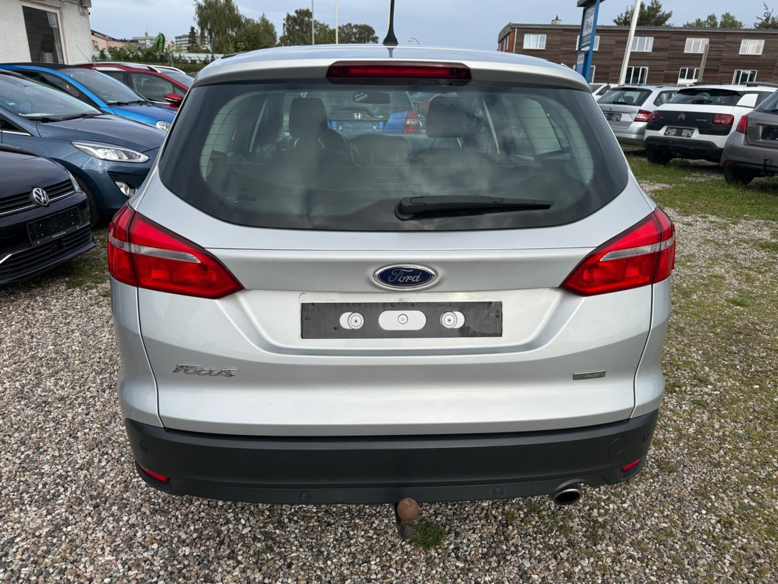 Sølv Ford Focus fra 2015