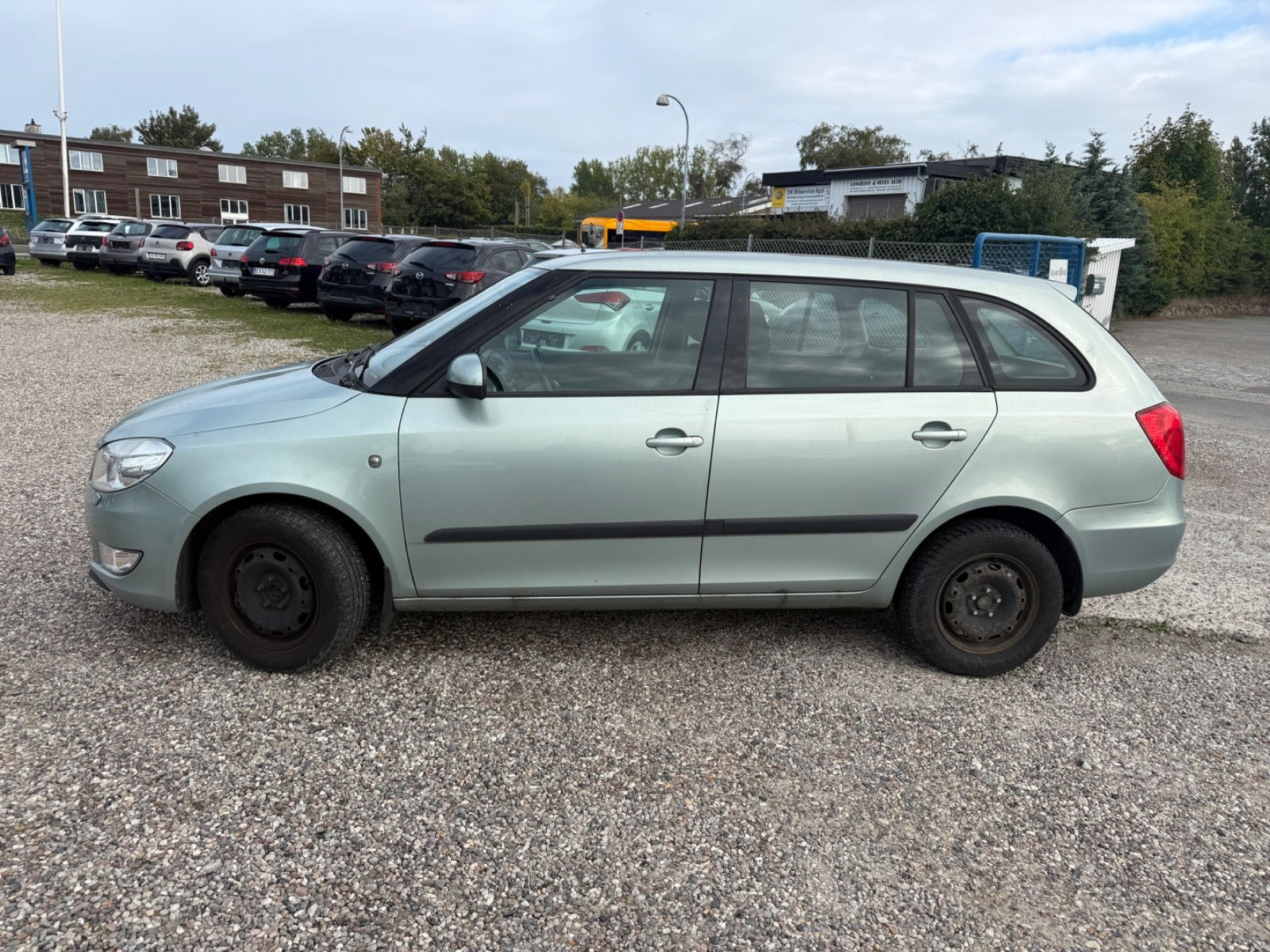 Sølv Skoda Fabia fra 2010