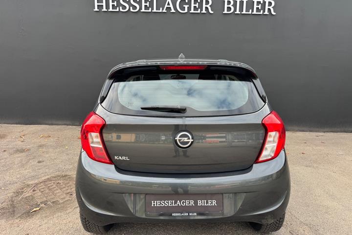 Grå Opel Karl fra 2017