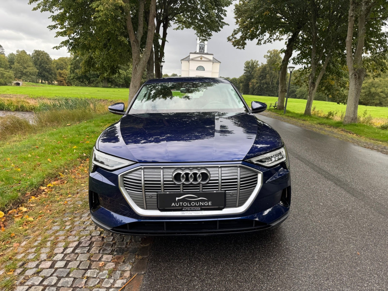 Blå Audi e-tron fra 2022