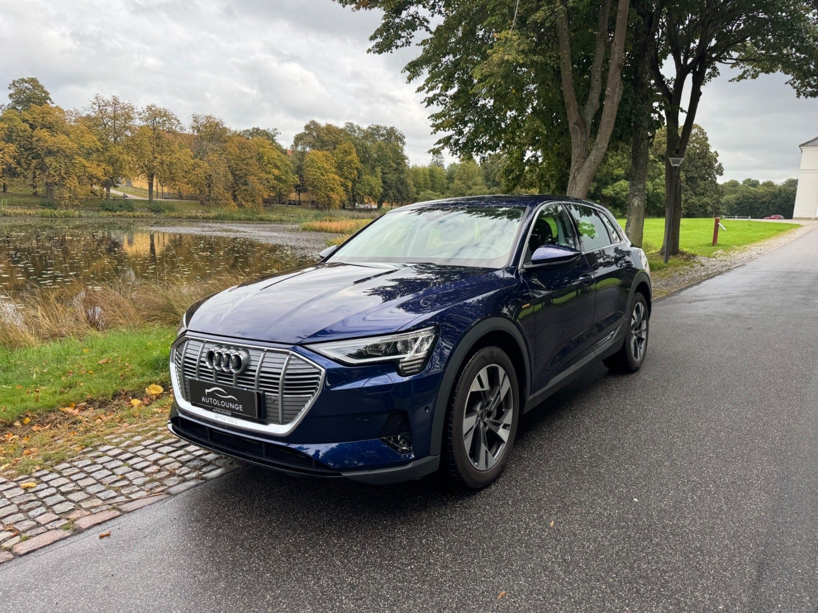 Blå Audi e-tron fra 2022