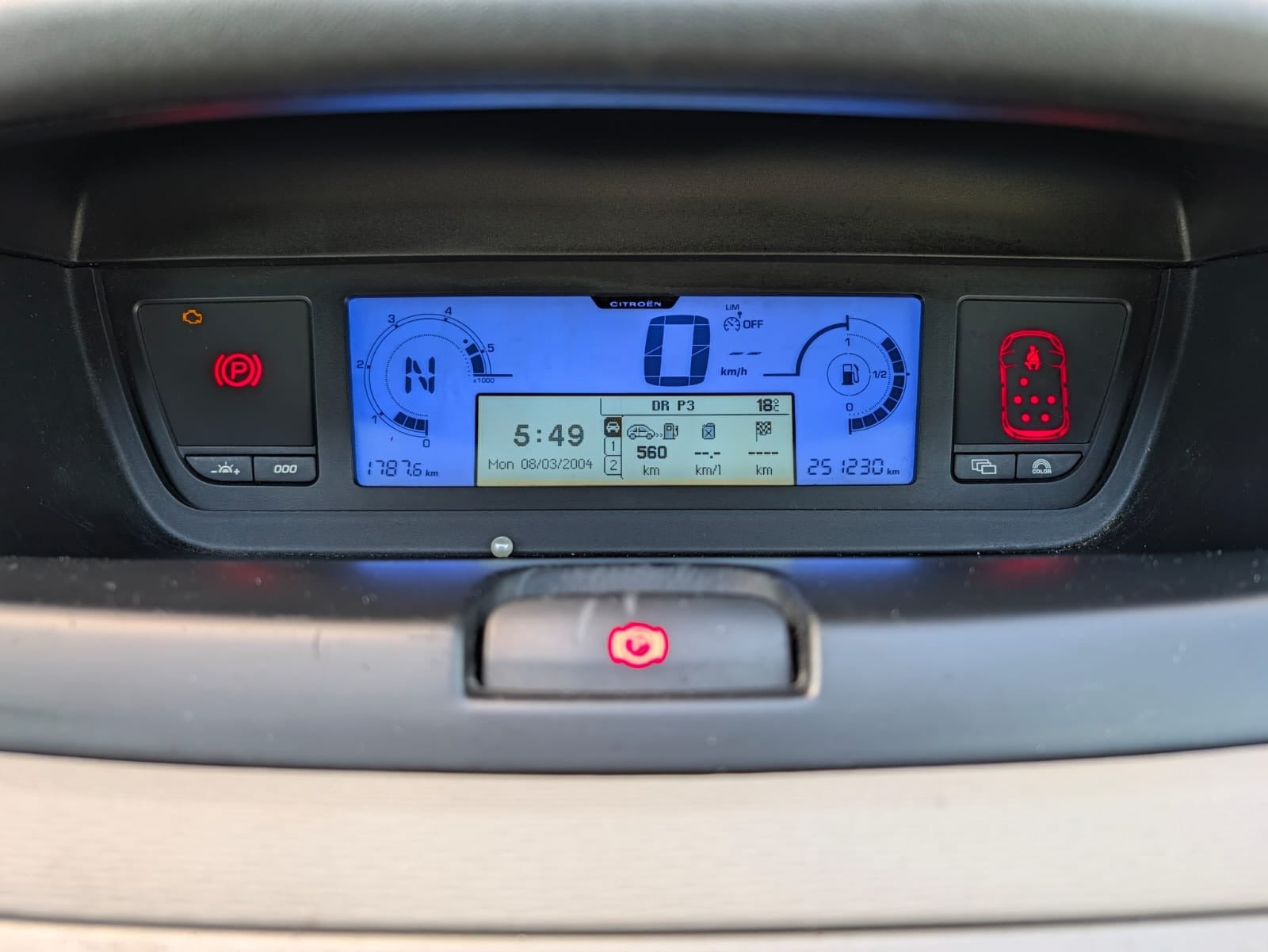 Brun Citroën C4 Picasso fra 2007