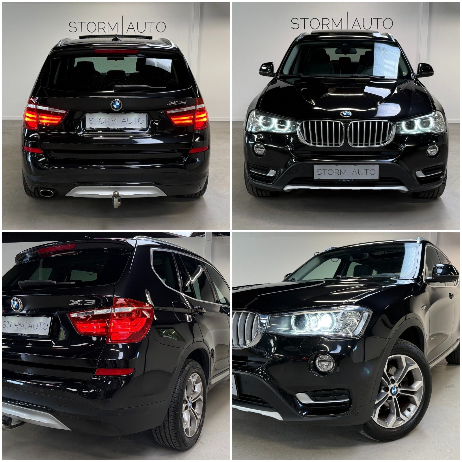 Sort BMW X3 fra 2016