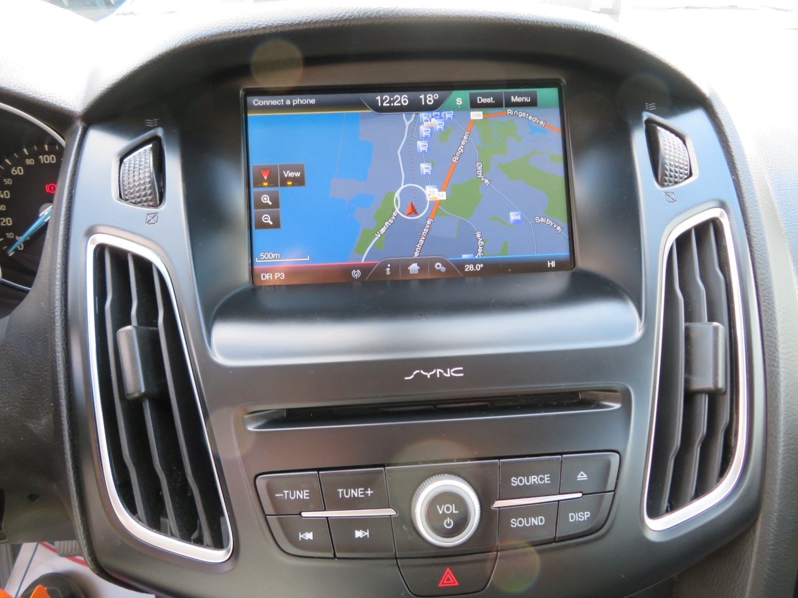 Brun Ford Focus fra 2016