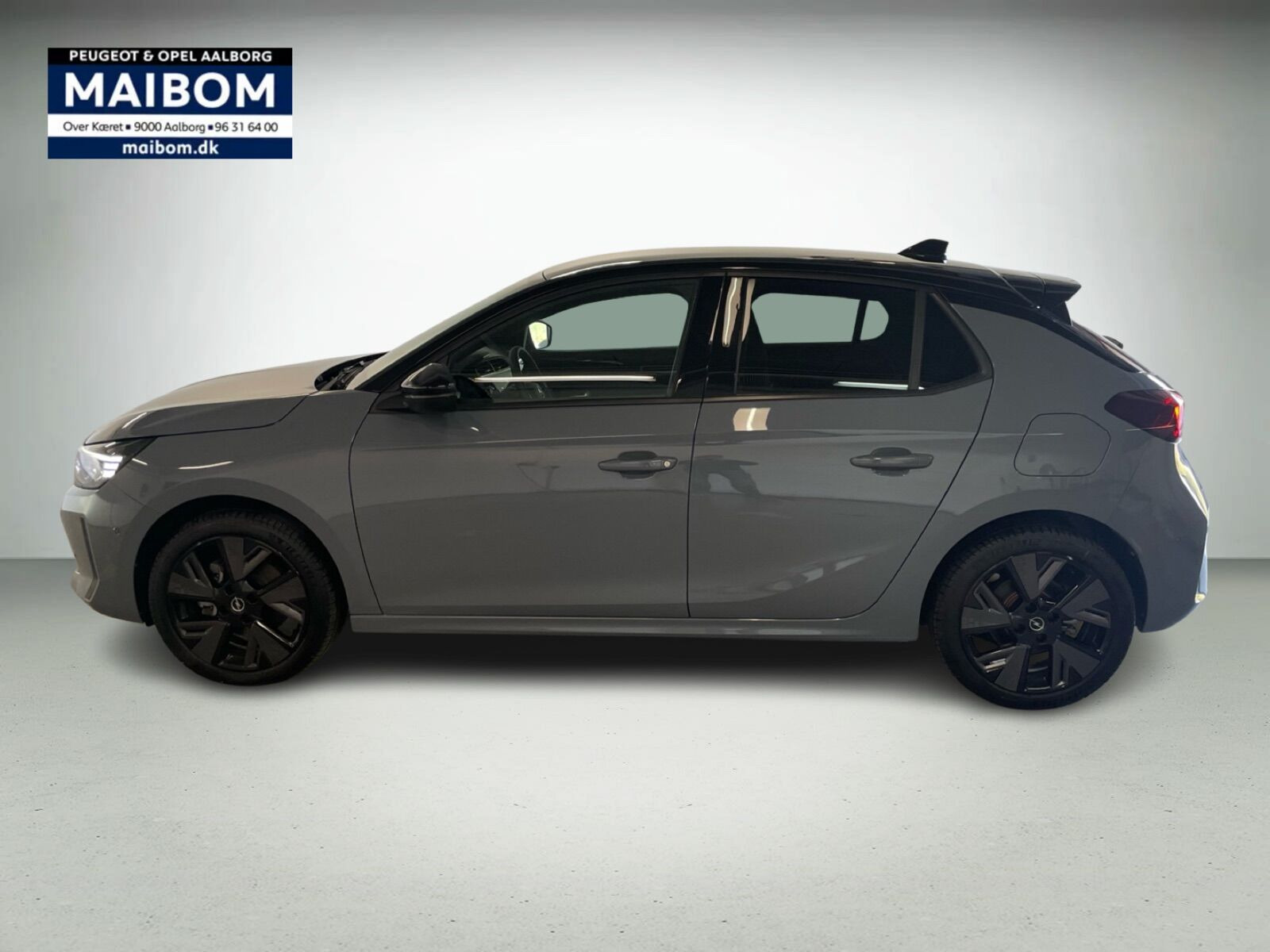 Grå Opel Corsa-e fra 2025