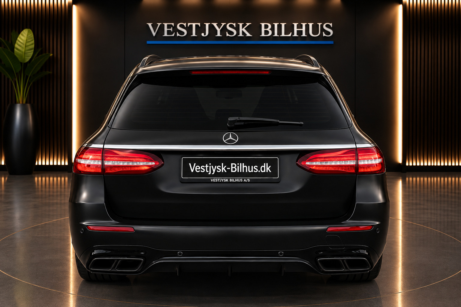 Sort Mercedes E63 fra 2017