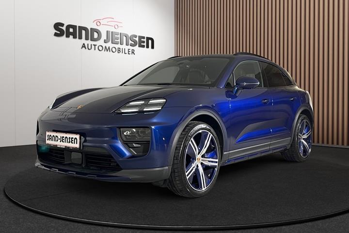 Blå Porsche Macan 4 fra 2025