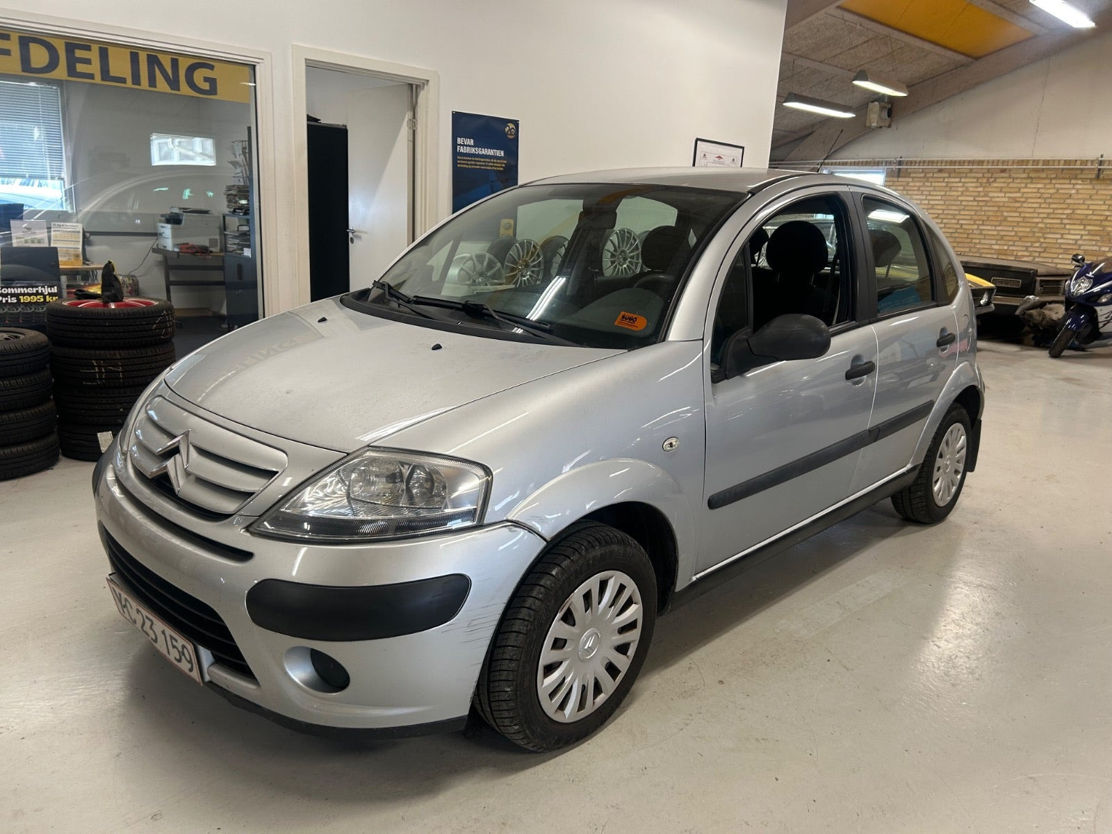 Sølv Citroën C3 fra 2006