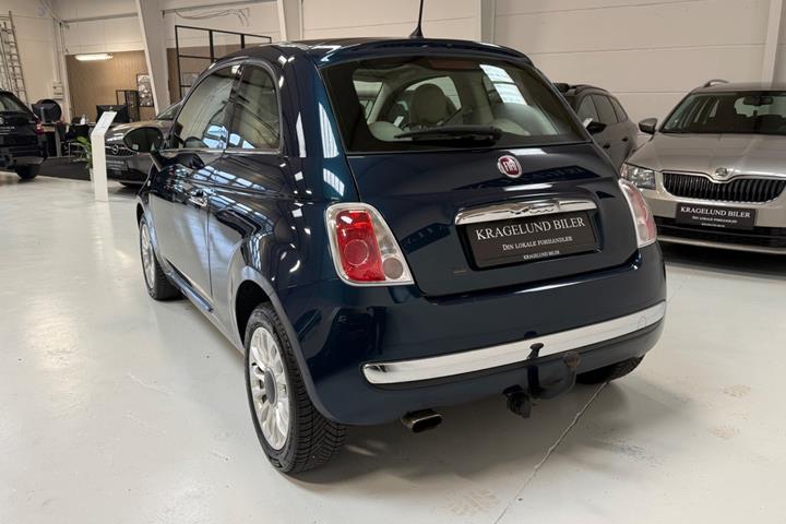 Grøn Fiat 500 fra 2013