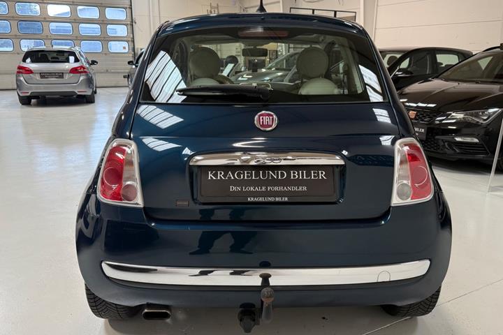 Grøn Fiat 500 fra 2013