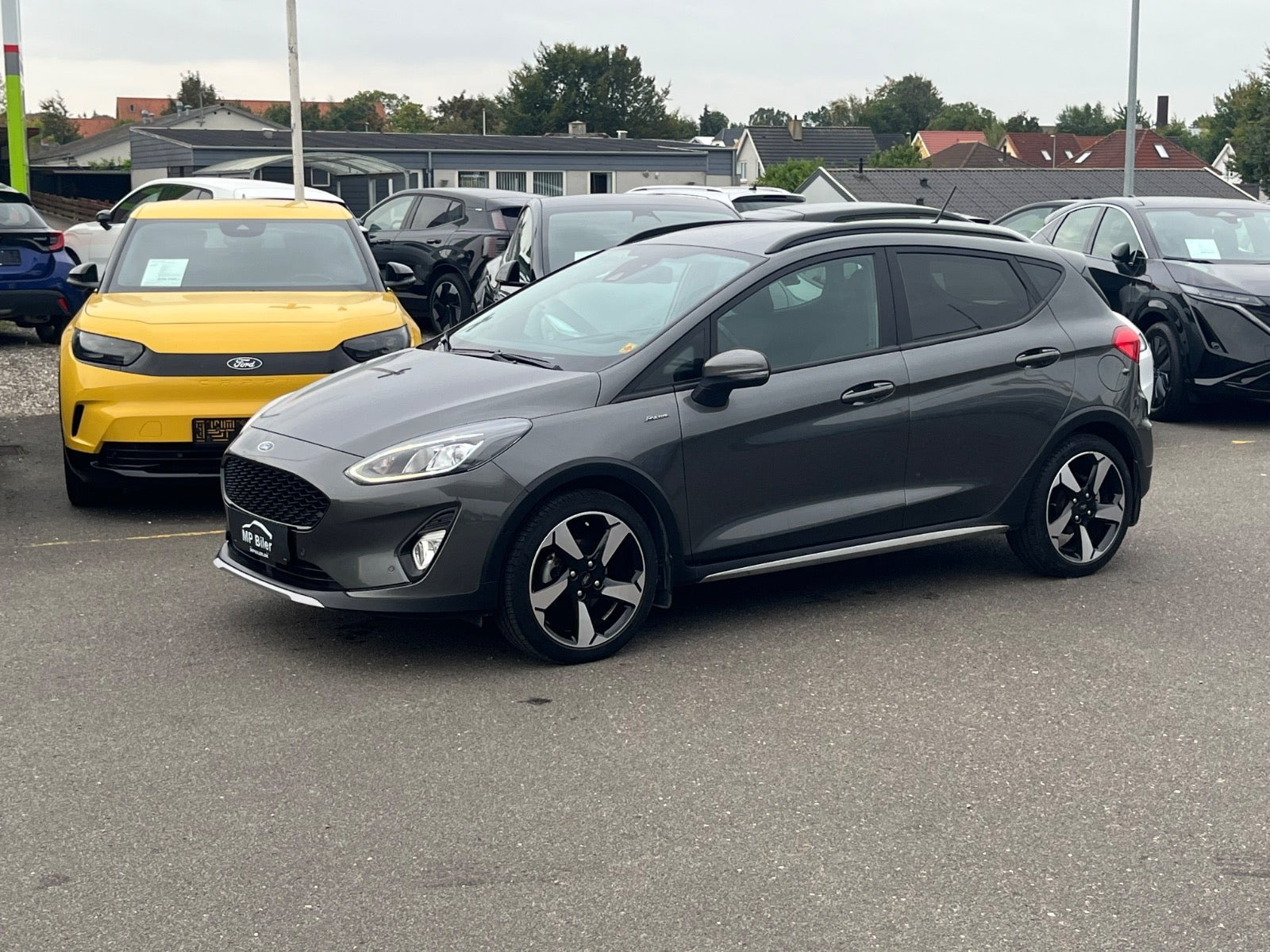 Grå Ford Fiesta fra 2021