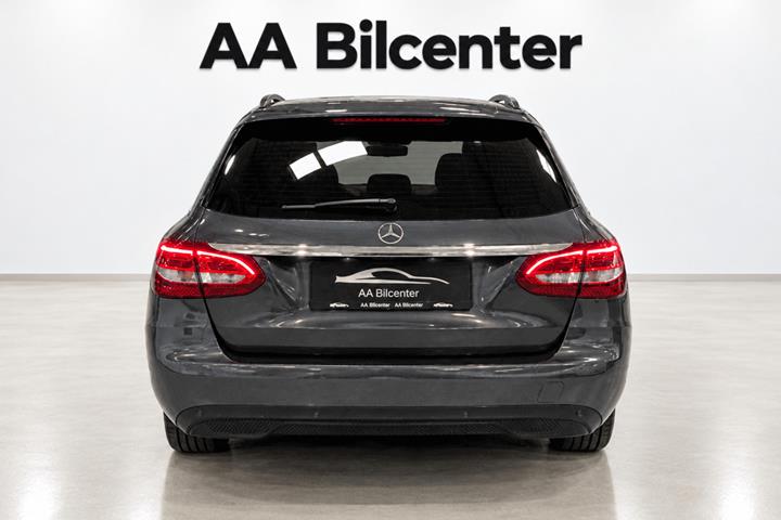 Grå Mercedes C200 d fra 2016