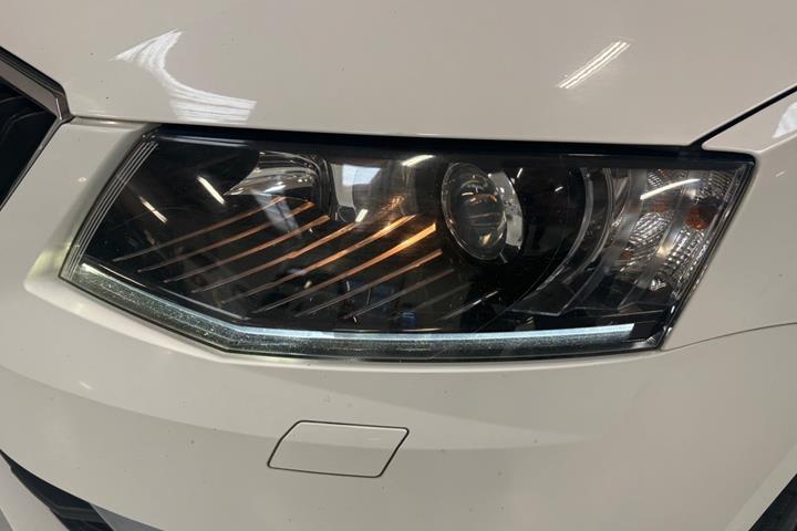 Grøn Skoda Octavia fra 2014