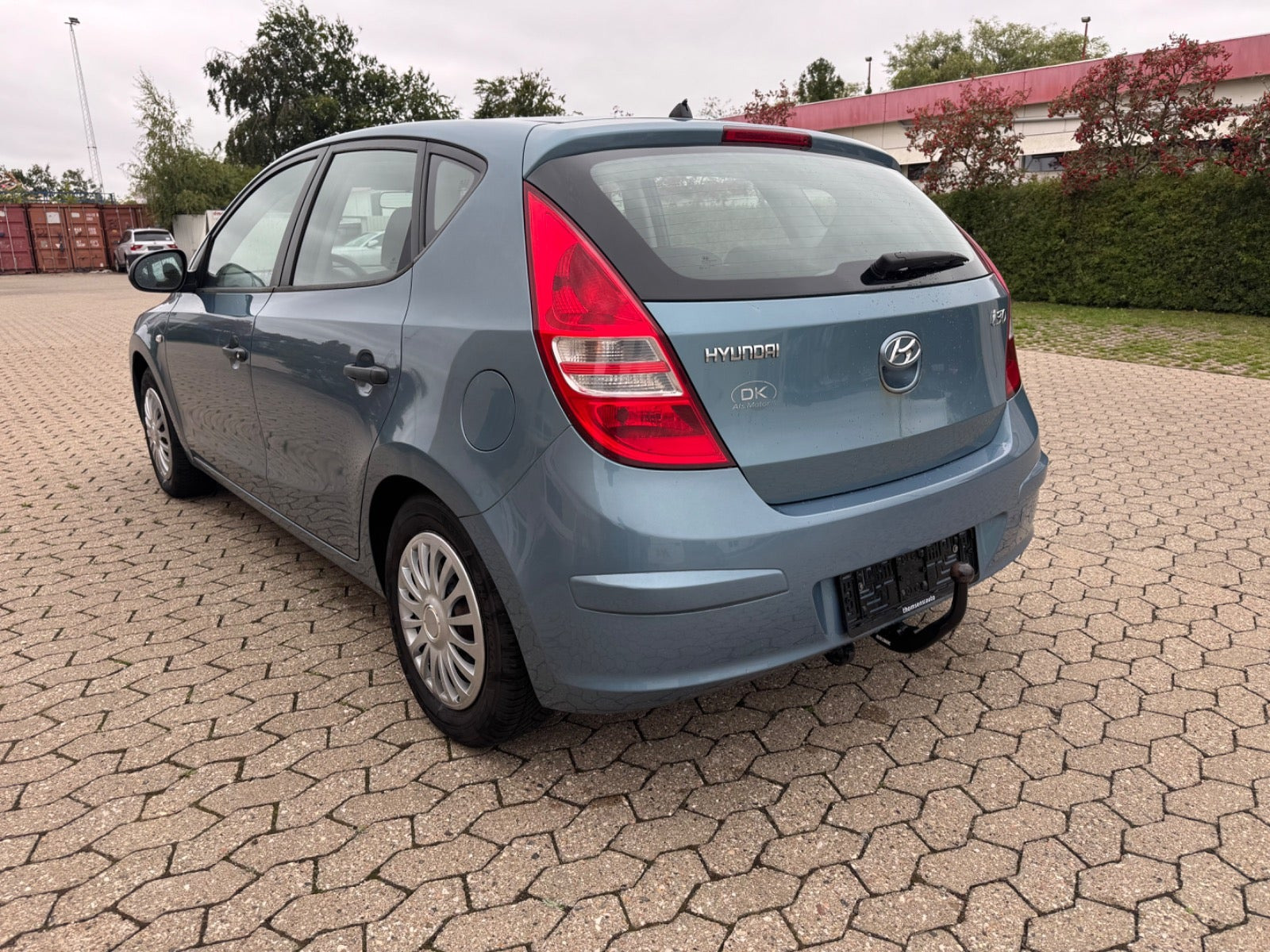 Rød Hyundai i30 fra 2009