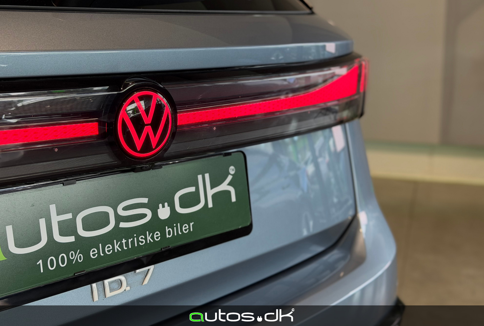 Blå VW ID.7 fra 2024