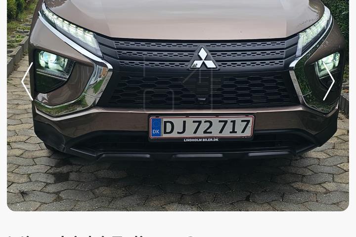 Brun Mitsubishi Eclipse Cross fra 2021