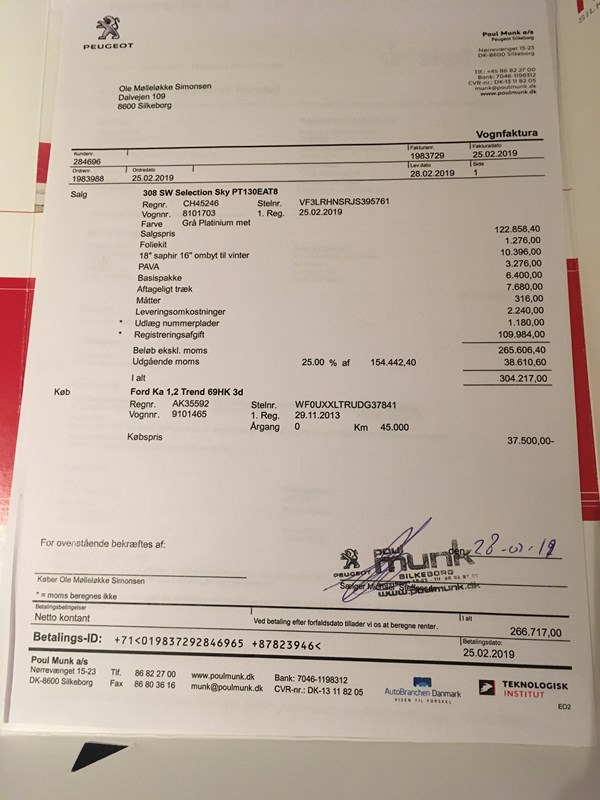 undefined Peugeot 308 fra 2018