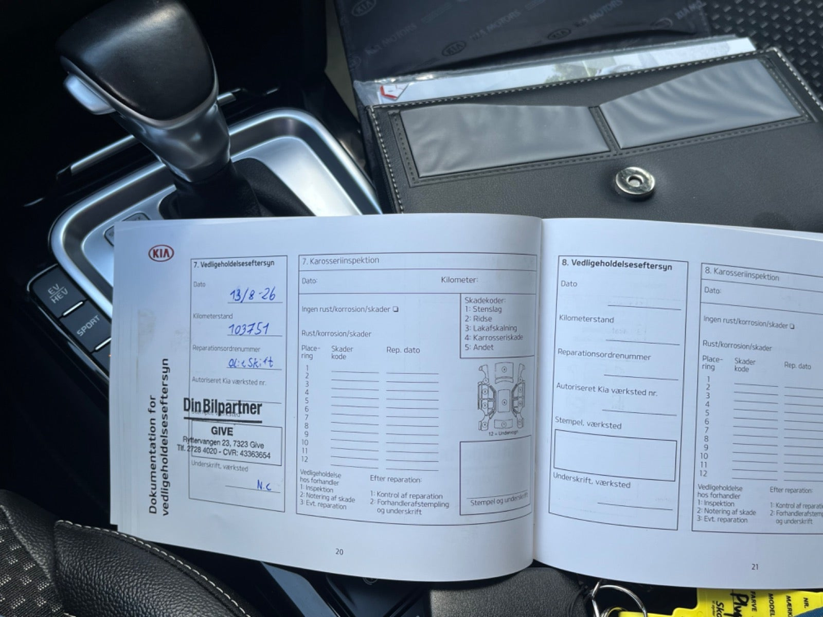 Blå Kia XCeed fra 2021