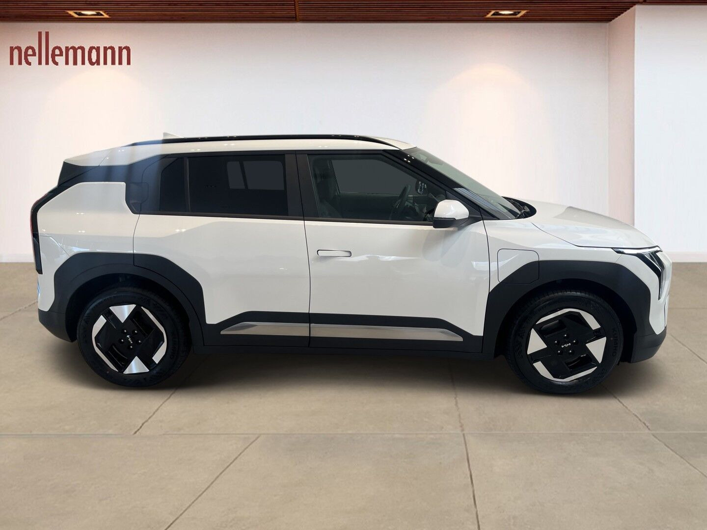 Hvid Kia EV3 fra 2026