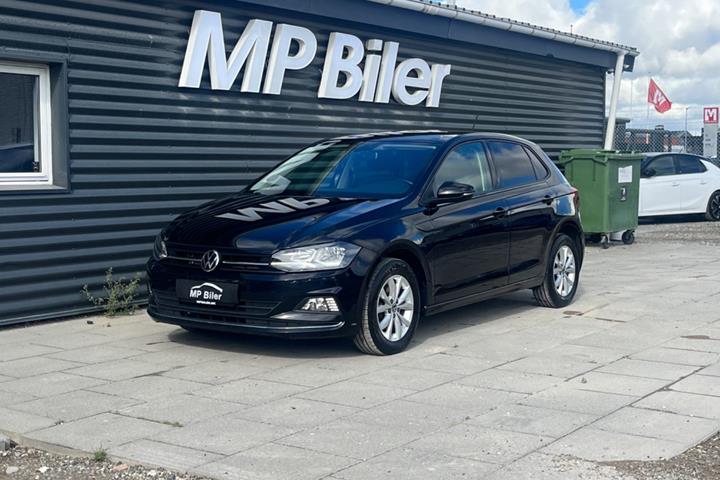 Sort VW Polo fra 2021