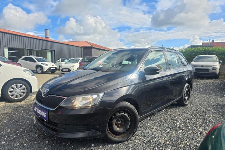 Sort Skoda Fabia fra 2017