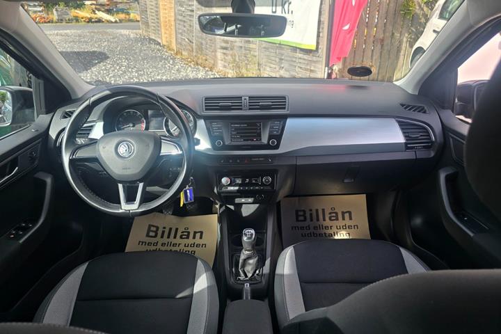 Sort Skoda Fabia fra 2017
