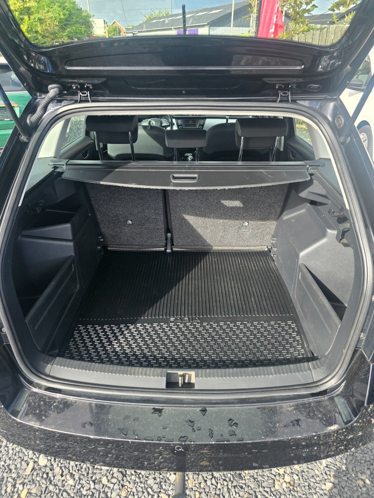 Sort Skoda Fabia fra 2017