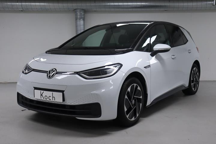 Hvid VW ID.3 fra 2021