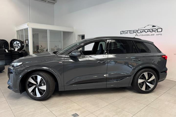 Grå Audi Q6 e-tron fra 2027