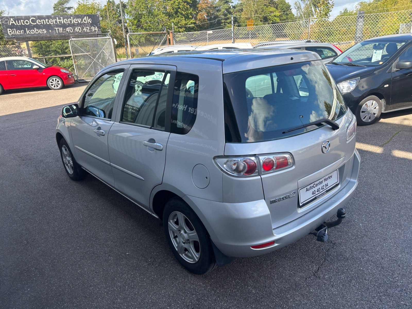 Sølv Mazda 2 fra 2007