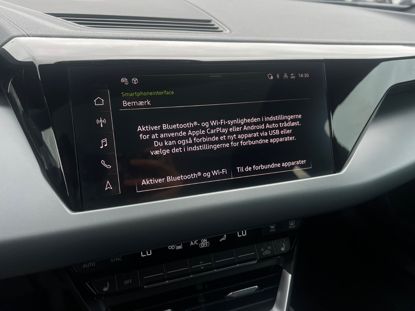 Hvid Audi e-tron GT fra 2024