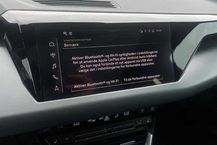 Hvid Audi e-tron GT fra 2024