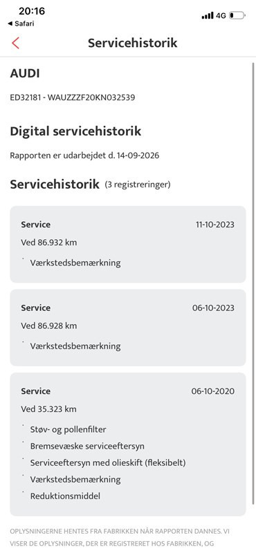 undefined Audi A6 fra 2019