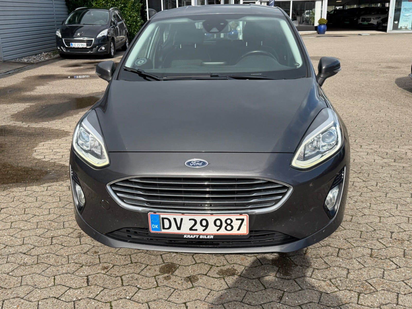 Grå Ford Fiesta fra 2018