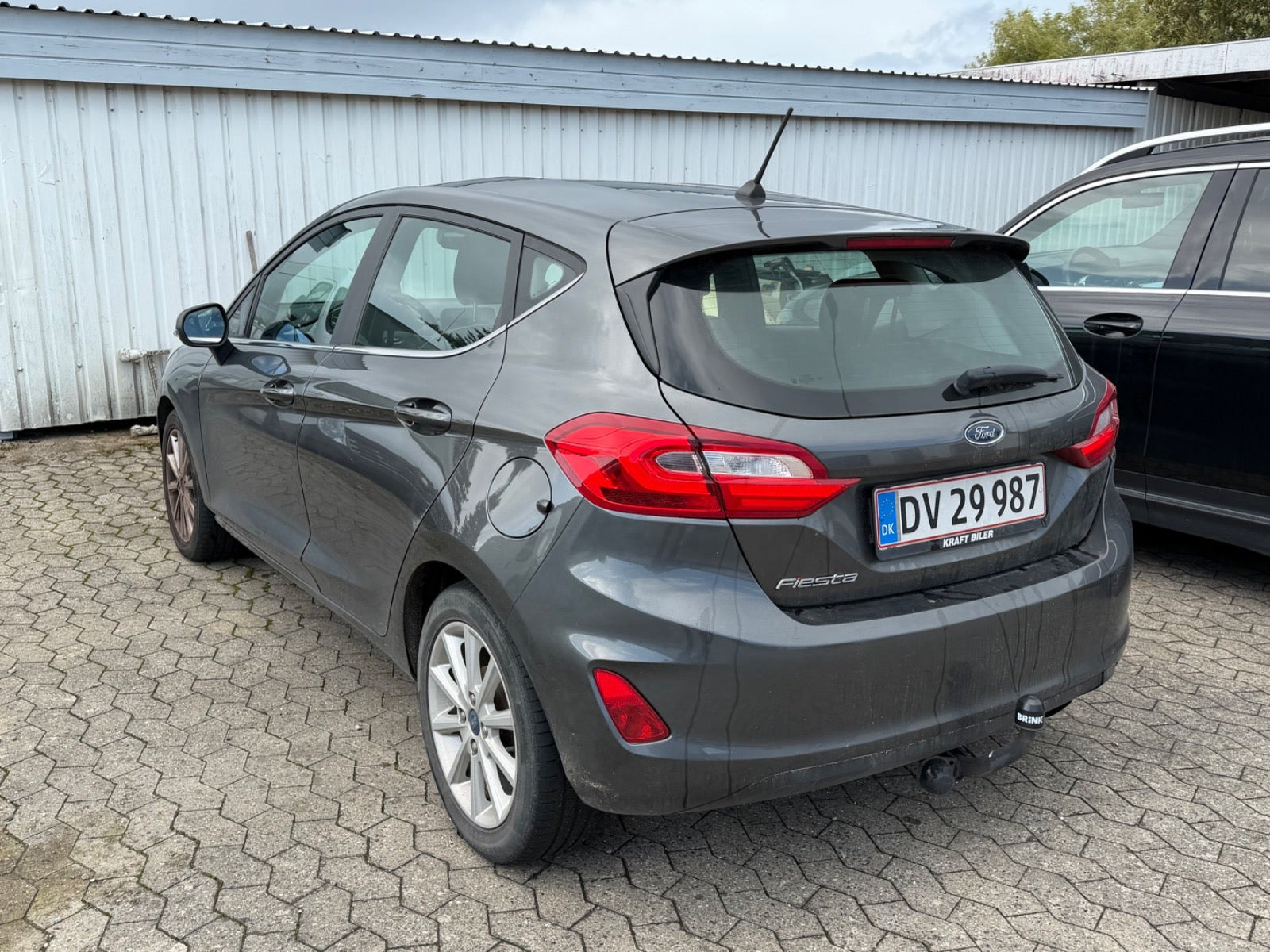 Grå Ford Fiesta fra 2018