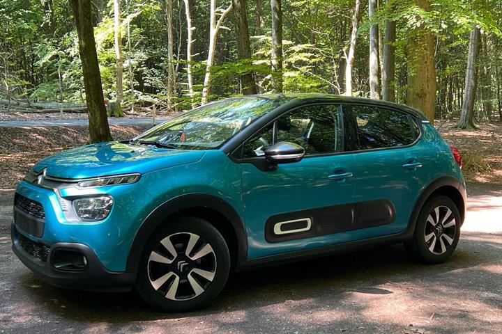 Blå Citroën C3 fra 2021