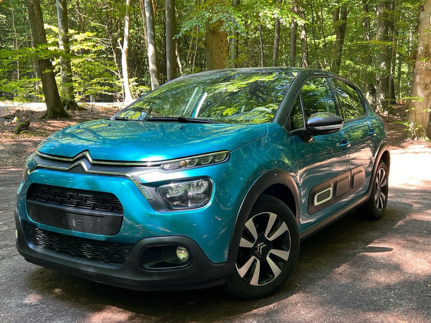 Blå Citroën C3 fra 2021