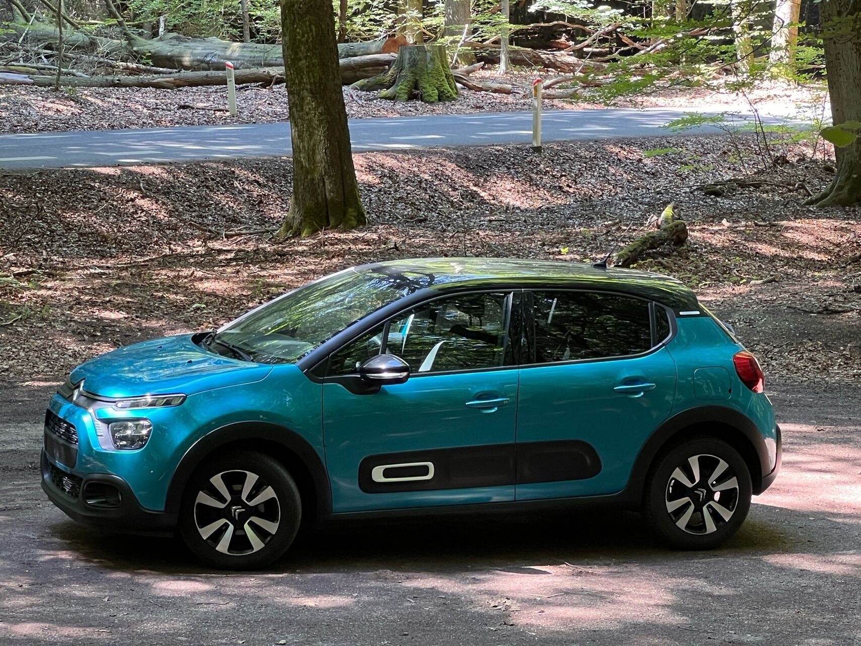 Blå Citroën C3 fra 2021