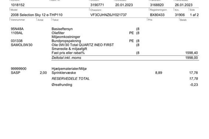 undefined Peugeot 2008 fra 2018