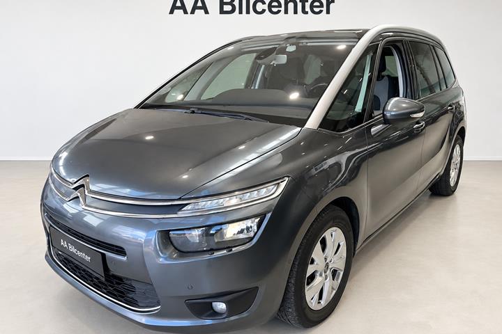 Grå Citroën Grand C4 Picasso fra 2017 set udefra